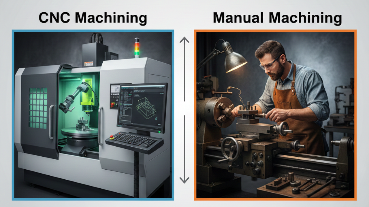 CNC vs Manual Machining